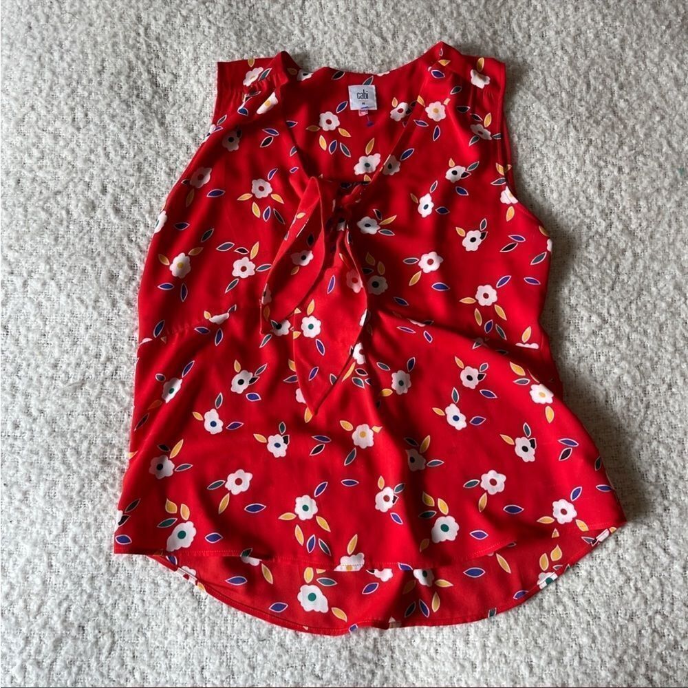 Cabi medium floral tank top
